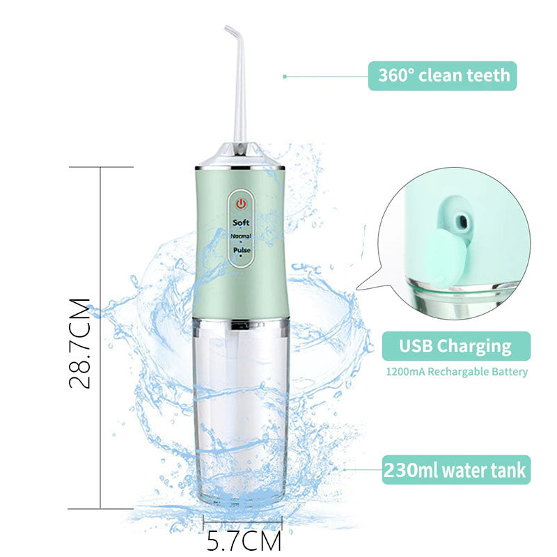 Bezprzewodowy Irrigator do Zębów – Przenośny Ładowany Oral Irrigator do Głębokiego Czyszczenia
