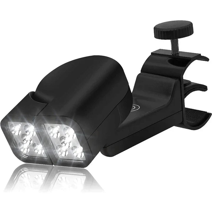 Lampa Grillowa LED Carvallo z Podwójną Głowicą | Obracana 360° &amp; Odporną na Ciepło | Super Jasna do BBQ, Wędkowania Nocnego &amp; Kempingu