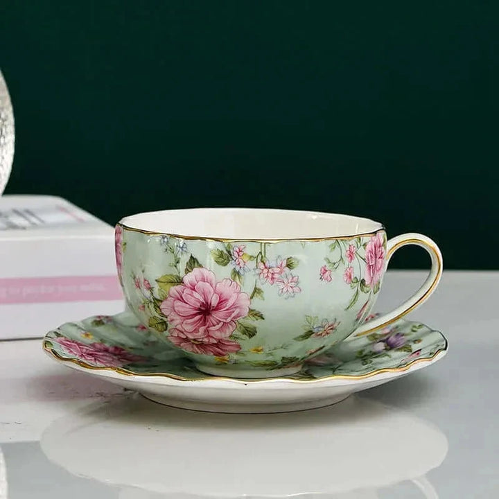 Luksusowy kubek do kawy z porcelany kostnej – Wyszukane rzemiosło