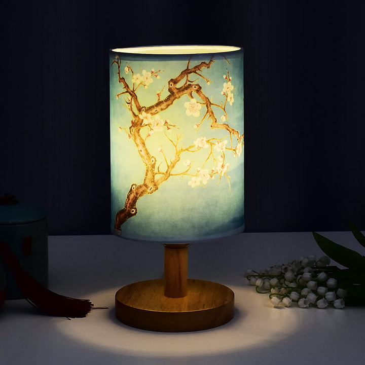 Lampa biurkowa LED z drewna – naturalna elegancja, miękkie światło