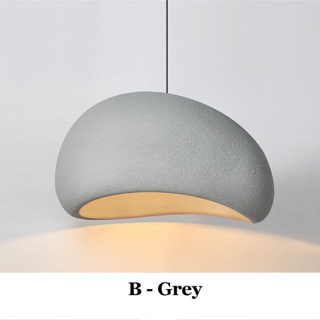 Nowoczesna nordycka lampa wisząca Wabi-Sabi LED – Regulowana lampa wisząca do jadalni i salonu