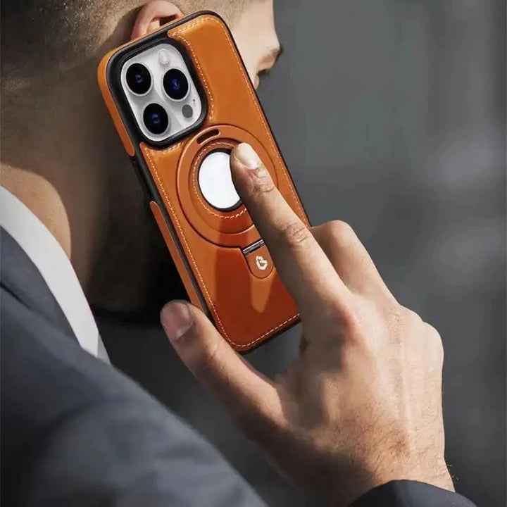 Magnetyczne etui na iPhone z niewidocznym stojakiem