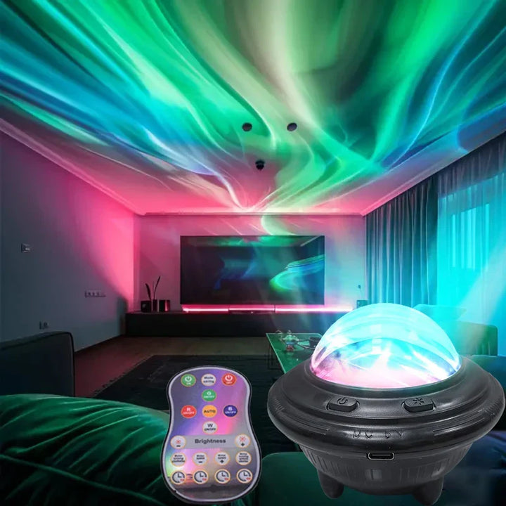 RoyaleGlow Aurora Starlight Projektor – Przekształć swoją przestrzeń w magiczne zorze polarne