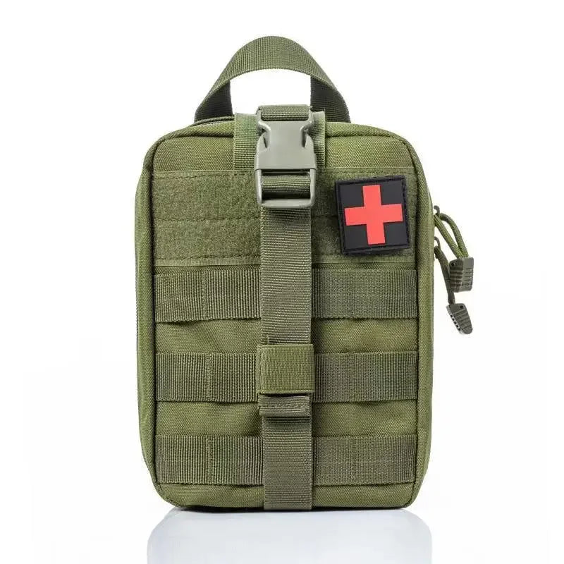 Carvallo Gear Takticzna Torba Pierwszej Pomocy | Przetrwanie na Zewnątrz &amp; Sytuacje Kryzysowe | Kompatybilna z MOLLE | Rozmiar L: 15 × 11 × 21 cm