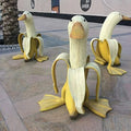 Banana Duck Sculpture – zabawny akcent do Twojego ogrodu