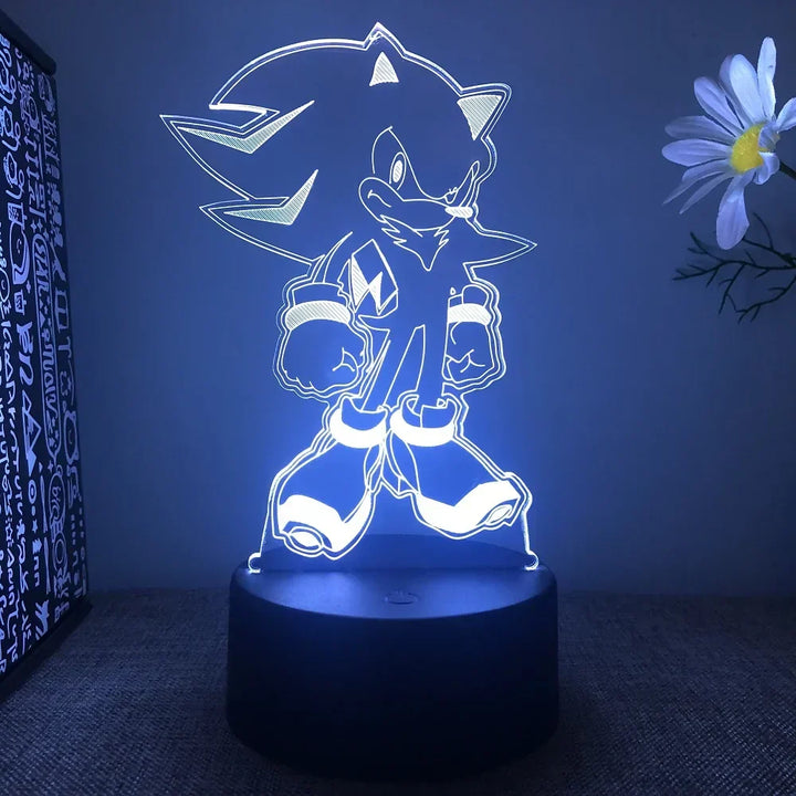 Sonic LED-lampa - Radosne oświetlenie dla graczy