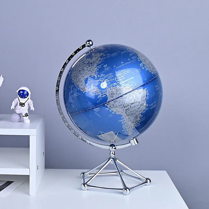 Lampa z Obracającym Się Globusem LED Royaleva – Oświetlający Element Dekoracyjny