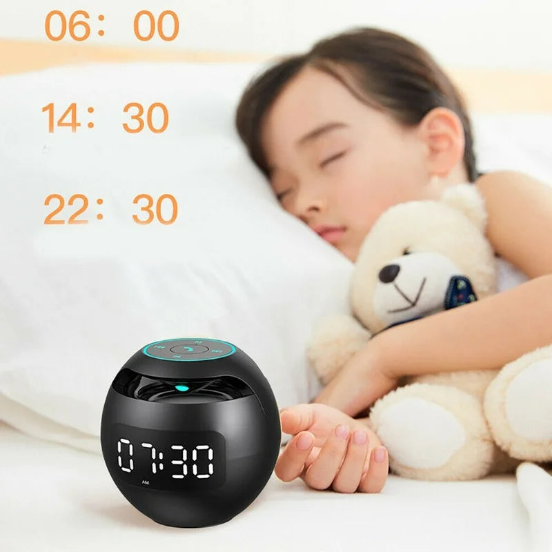 Bluetooth budzik z synchronizacją świetlną LED