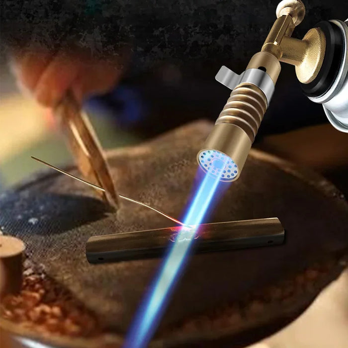 Carvallo Pro Lödbrännare | Do Butanu | Regulowany płomień do 1300 °C | Kompaktowy i ergonomiczny | Idealny do kuchni i na zewnątrz