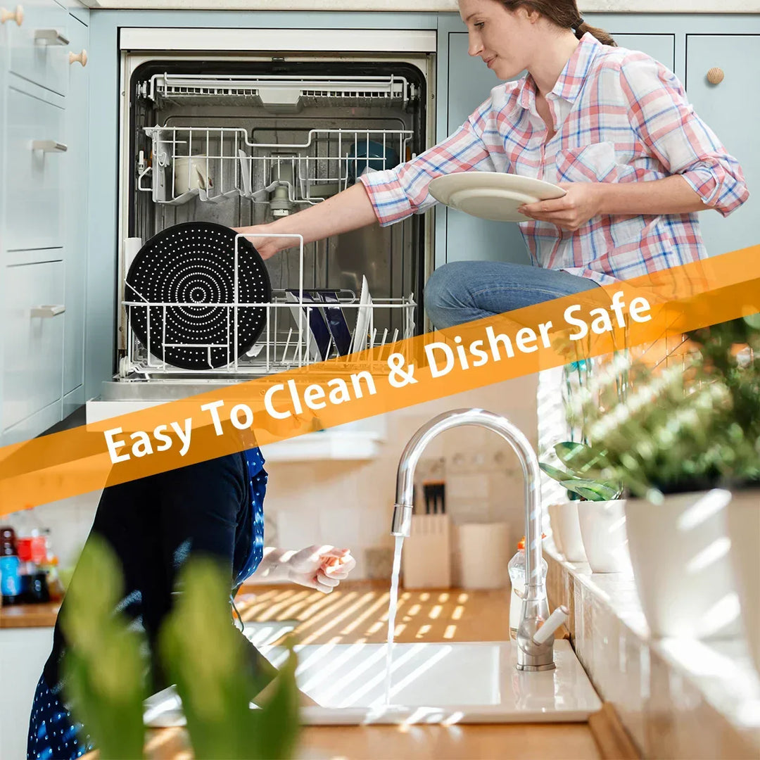 Carvallo CookSafe FlexGuard | Silikon i stal nierdzewna | Składana osłona na patelnię i garnek | 50×32 cm | Odporny na ciepło i bezpieczny w zmywarce
