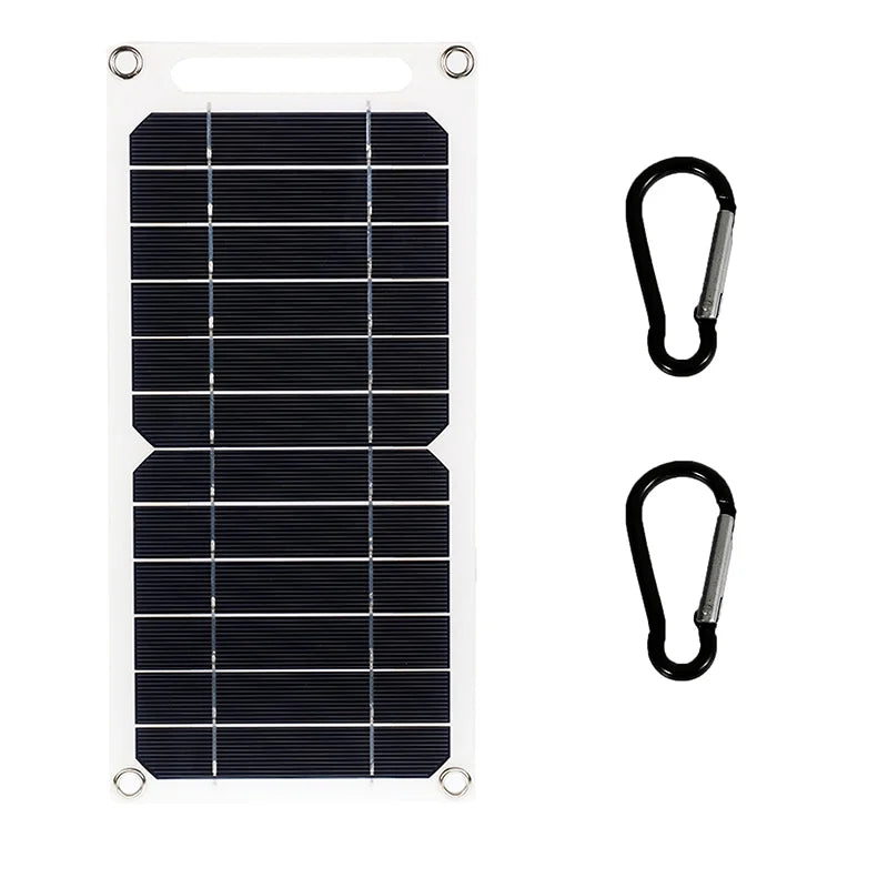 Carvallo 30W Panel słoneczny | Ultralekki i Wodoodporny | Złącze USB do telefonu i powerbanku | Na zewnątrz i Kemping