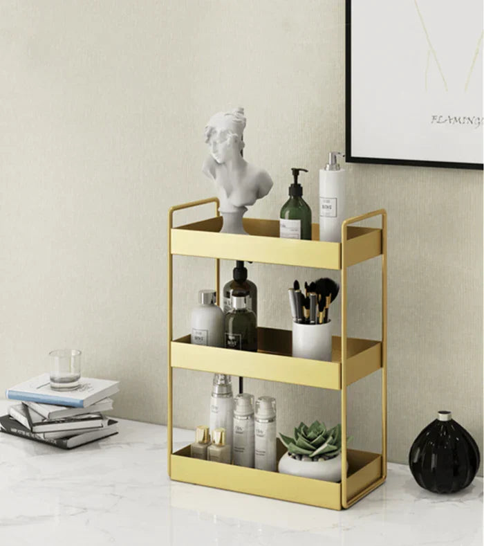SleekStorage - Elegancki organizer do piękności i codziennych, niezbędnych rzeczy