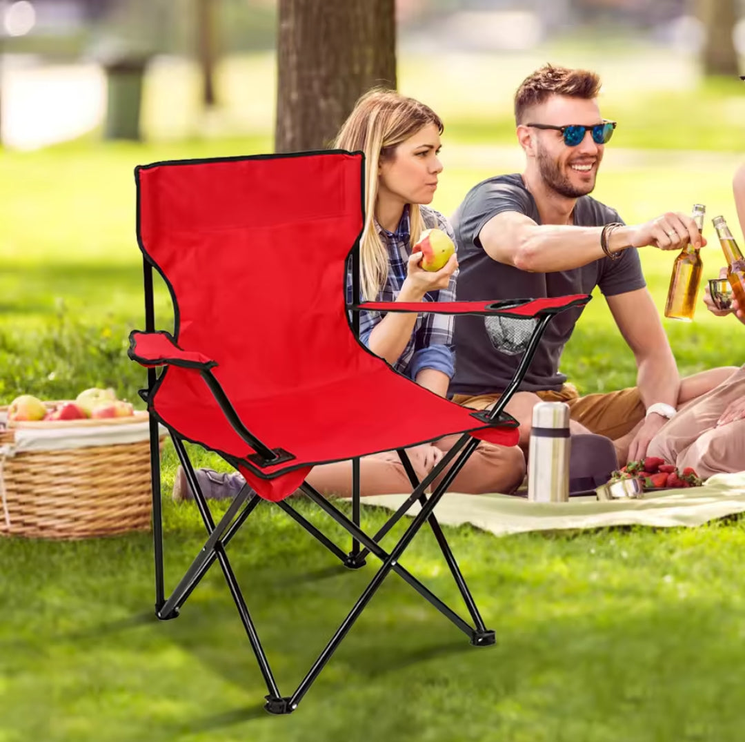 OutdoorComfort - Ultralekki składany fotel kempingowy