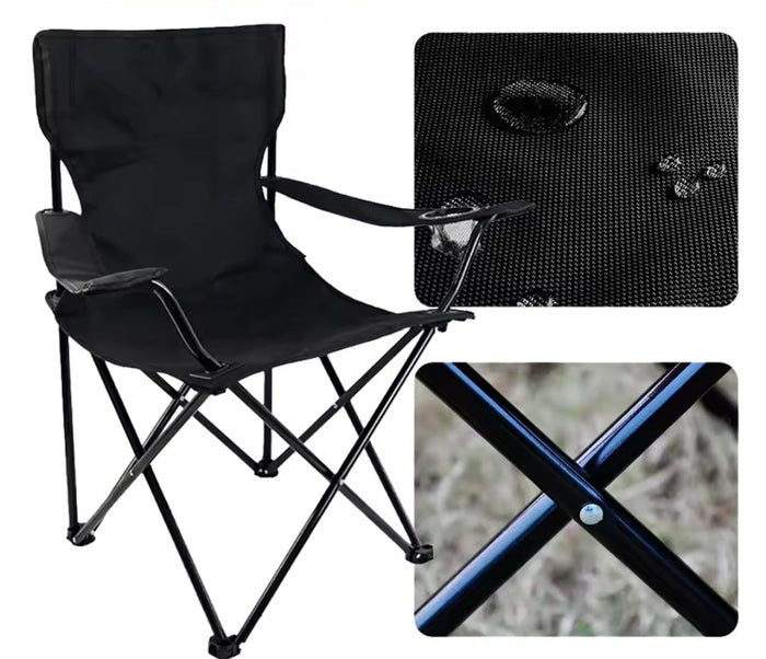 OutdoorComfort - Ultralekki składany fotel kempingowy