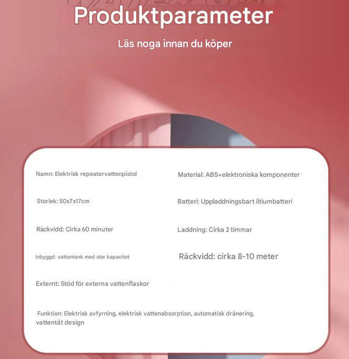 SplashForce – Automatyczna Armatka Wodna do Zabaw i Letnich Gier | Moc Elektryczna, Długi Zasięg i Mnóstwo Akcji