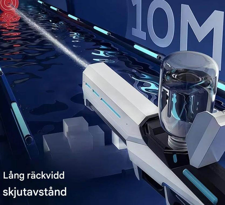 SplashForce – Automatyczna Armatka Wodna do Zabaw i Letnich Gier | Moc Elektryczna, Długi Zasięg i Mnóstwo Akcji