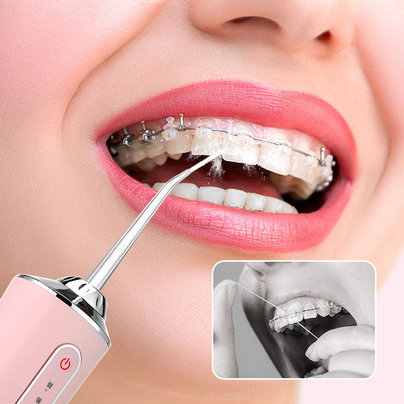 Bezprzewodowy Irrigator do Zębów – Przenośny Ładowany Oral Irrigator do Głębokiego Czyszczenia
