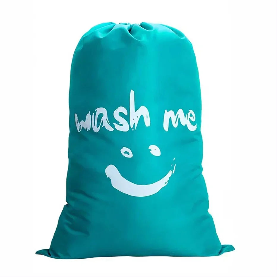 Torba do prania Carvallo | Design „Wash Me“ | Duża i odporna na rozdarcia | Idealna na podróże, dla studentów i do domu
