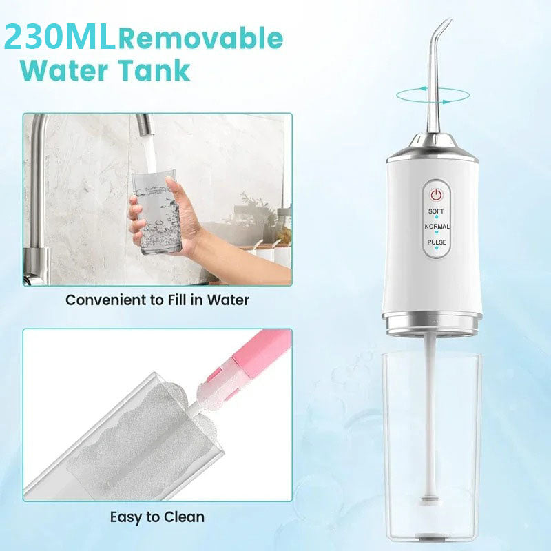 Bezprzewodowy Irrigator do Zębów – Przenośny Ładowany Oral Irrigator do Głębokiego Czyszczenia