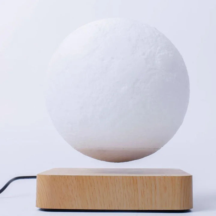 LunaGlow Lampa Księżycowa – Latająca Lampa LED 3D z Magnetycznym Designem Levitacyjnym