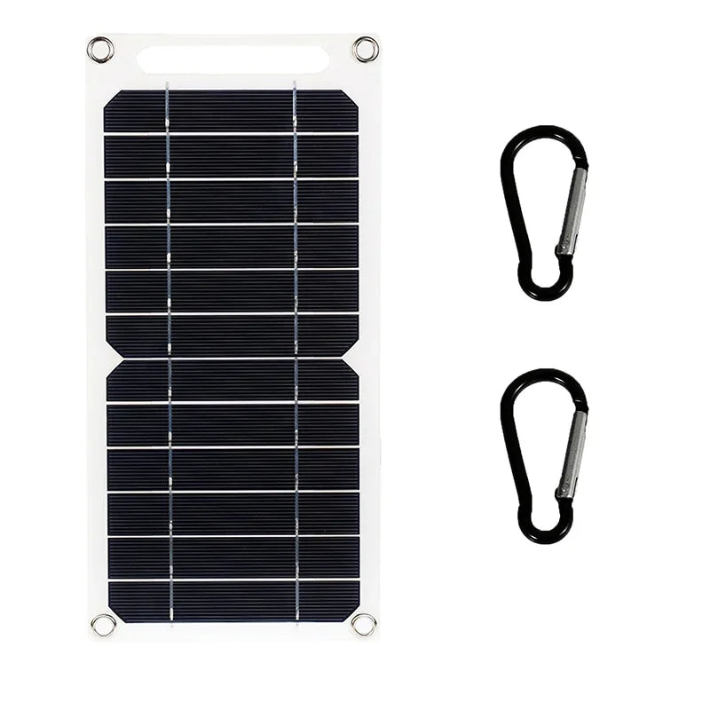 Carvallo 30W Panel słoneczny | Ultralekki i Wodoodporny | Złącze USB do telefonu i powerbanku | Na zewnątrz i Kemping