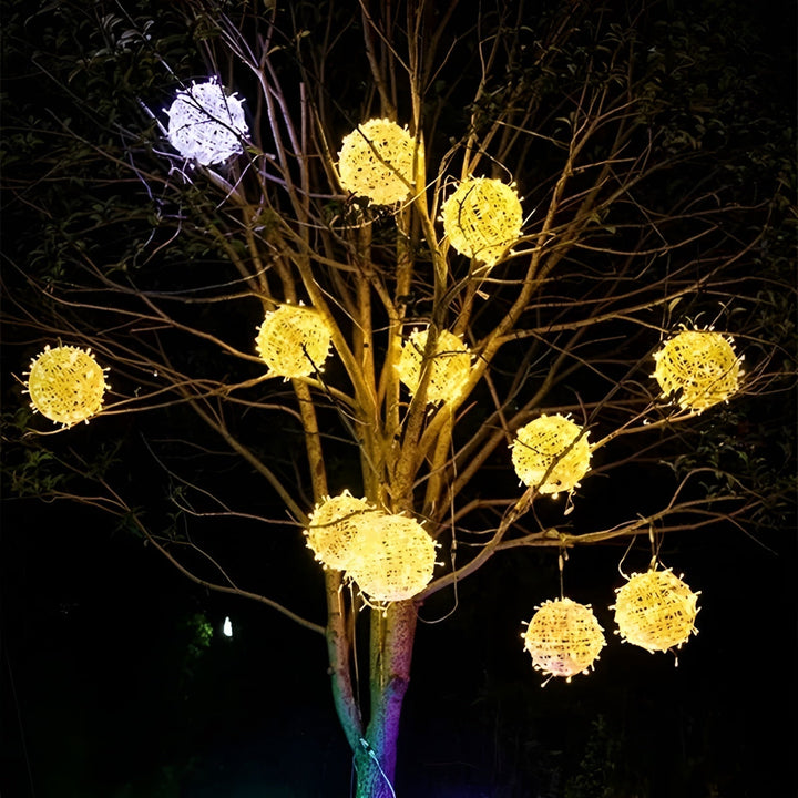 GoldenHaze Lights – LED-łańcuch świetlny do dekoracji na zewnątrz i wewnątrz