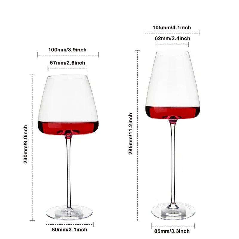 LuxeGlass - Ręcznie robione kieliszki kryształowe do wina i szampana