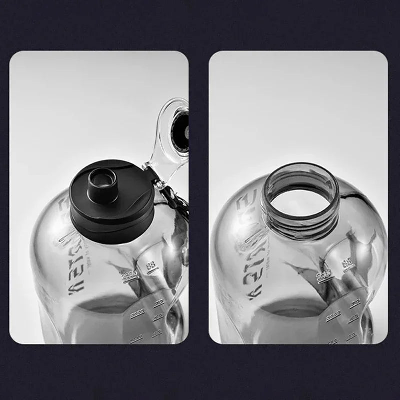 Butelka Carvallo 1,7 L / 2,7 L | Wodoszczelna i wolna od BPA | Duża pojemność | Do sportu, fitnessu i na świeżym powietrzu