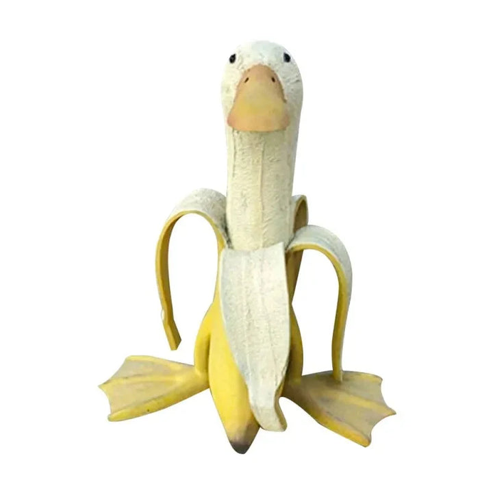Banana Duck Sculpture – zabawny akcent do Twojego ogrodu