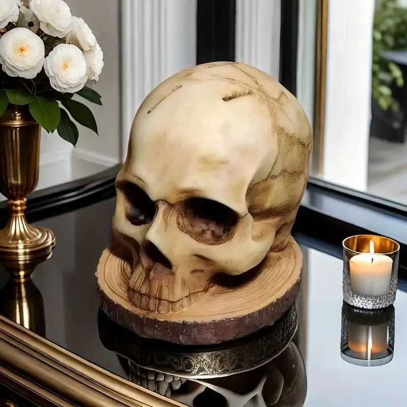Skully - Uchwyt na noże z gotycką czaszką