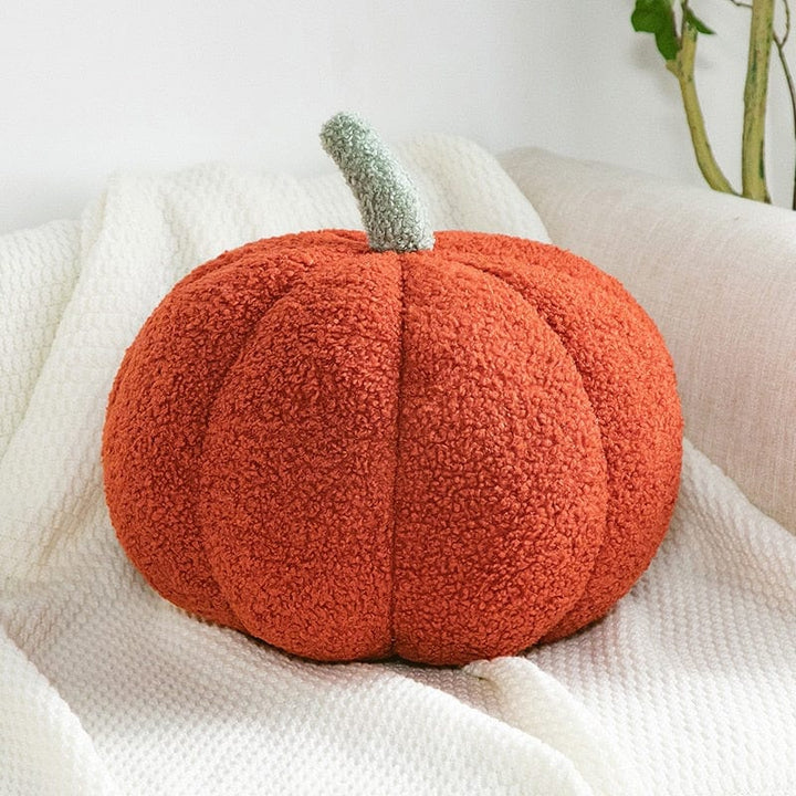 Strasznie słodka poduszka dyniowa – Miękka poduszka z pluszu na Halloween i jesienne nastroje