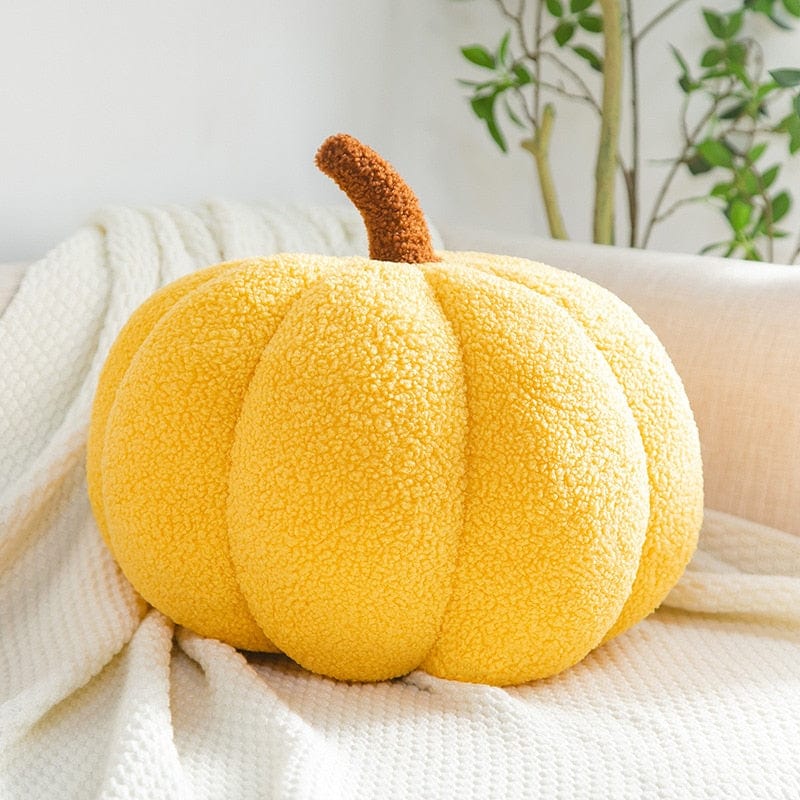 Strasznie słodka poduszka dyniowa – Miękka poduszka z pluszu na Halloween i jesienne nastroje