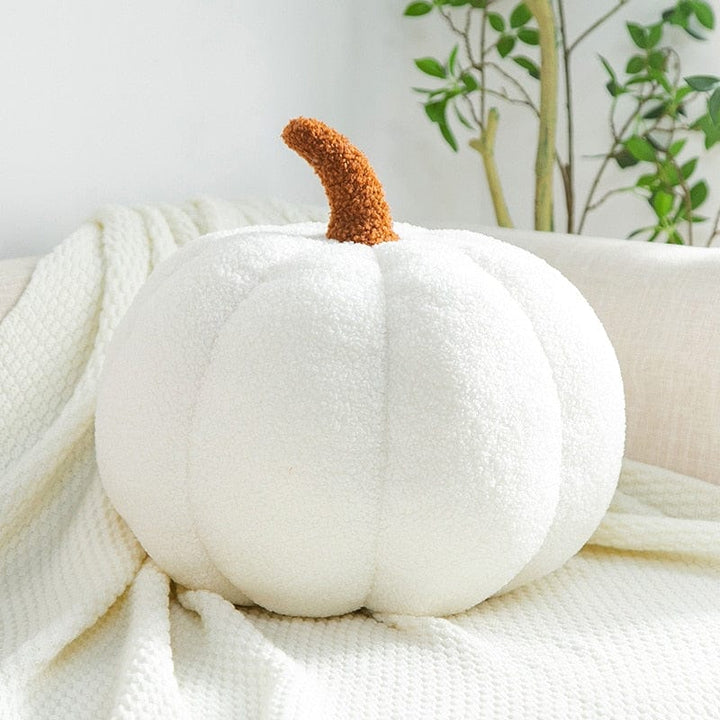 Strasznie słodka poduszka dyniowa – Miękka poduszka z pluszu na Halloween i jesienne nastroje
