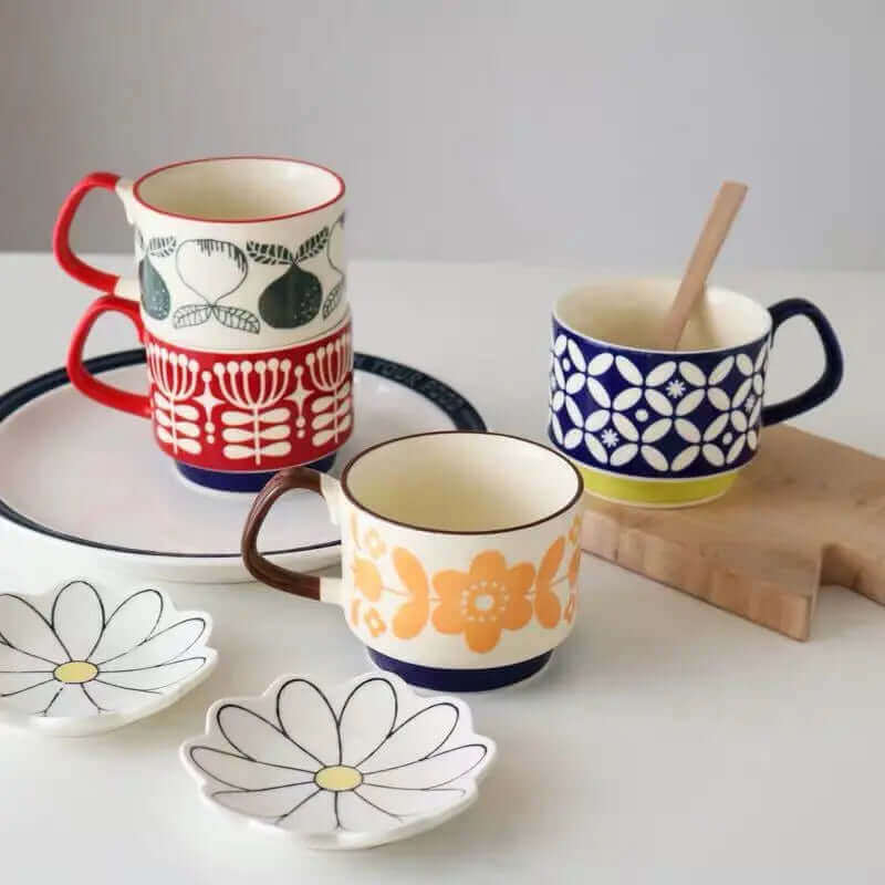 ArtMug - Vintage Ceramiczne Kubki do Kawy