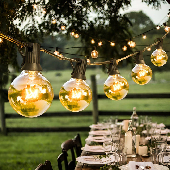 FairyFlicker String Lights - Luksusowe oświetlenie tarasowe z wodoodporną ochroną