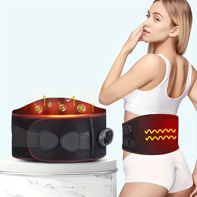 TermoRelax Pro - Elektryczny Pas Grzewczy z Masażem dla Pleców