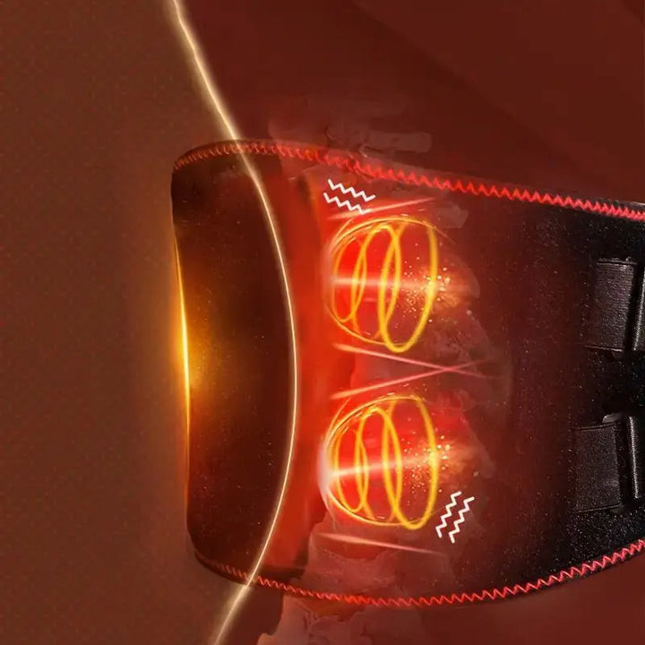 TermoRelax Pro - Elektryczny Pas Grzewczy z Masażem dla Pleców