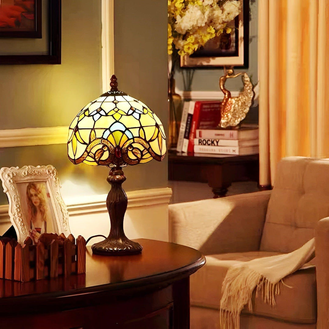 LuxeTiffany Light - Retro Barokowa Lampa Ścienna LED
