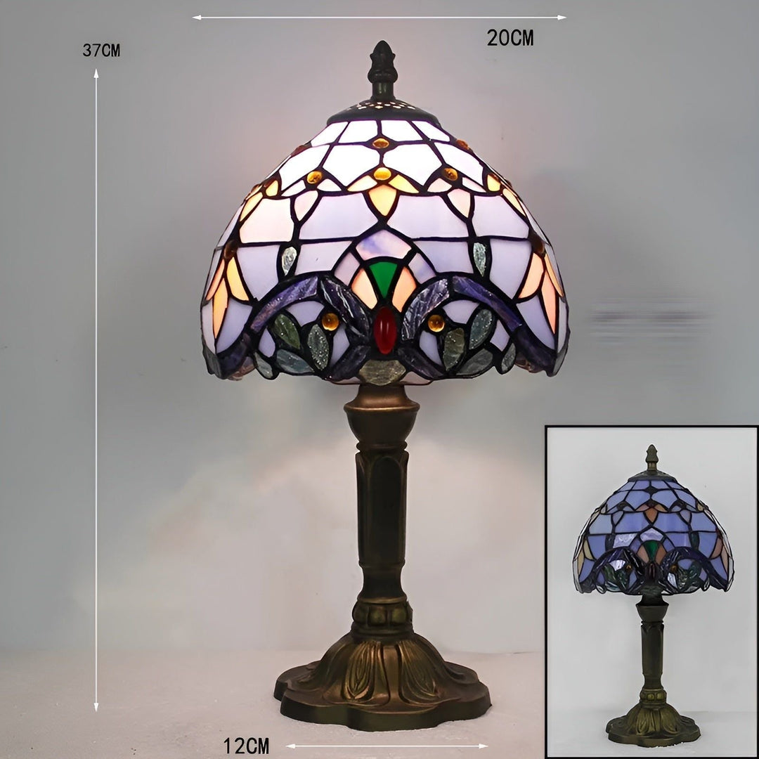 LuxeTiffany Light - Retro Barokowa Lampa Ścienna LED