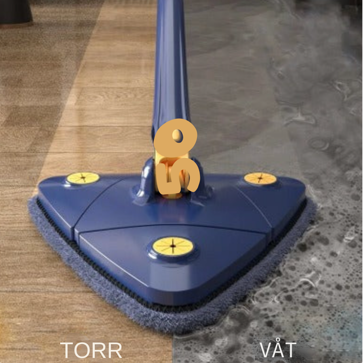 SmartMop 360™ – rotacyjny mop z samoczyszczeniem i regulowanym uchwytem