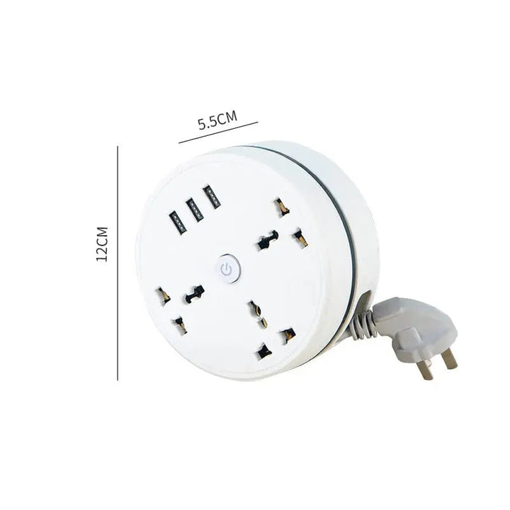 Rozciągliwa listwa zasilająca - Uniwersalne przedłużacze z portami USB do ładowania