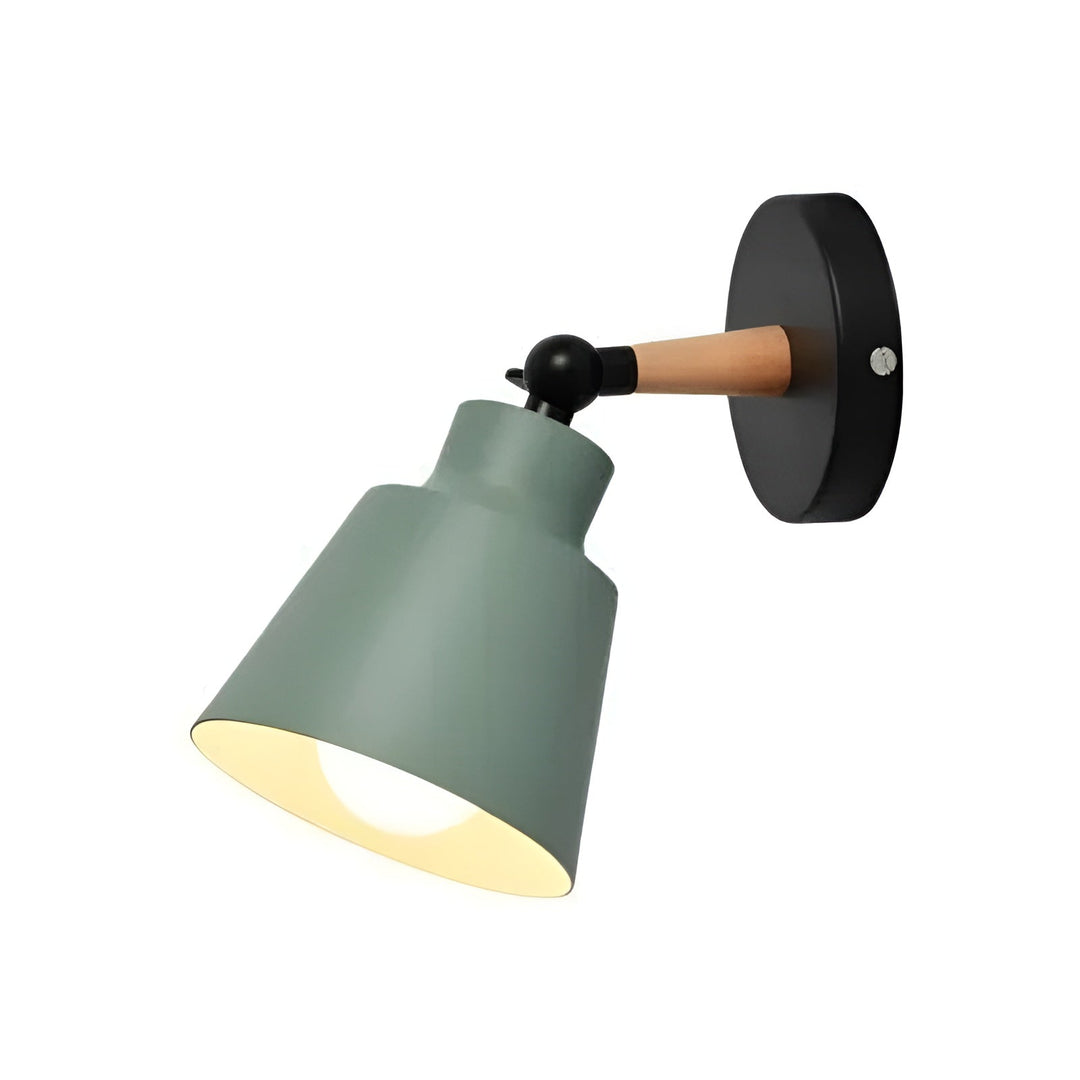 Lampa ścienna LED z litego drewna – Minimalistyczny design do sypialni i przedpokoju