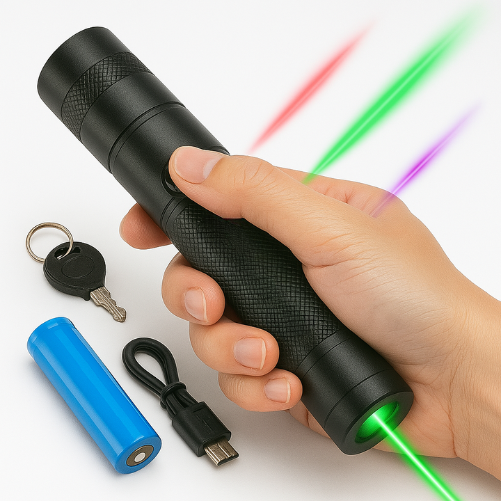 Laserowy wskaźnik Długi Zasięg Regulowany Aluminium