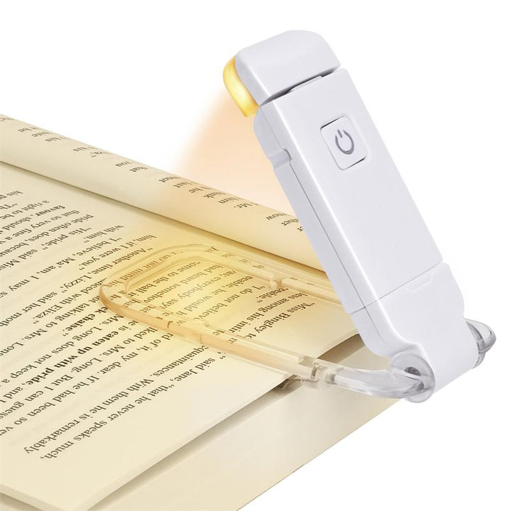 LED Ładowalna Lampa Klipsowa do Czytania