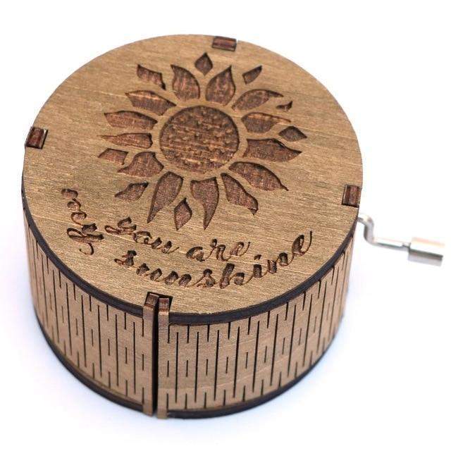 MelodyGlow - Ponadczasowa "You Are My Sunshine" Vintage-inspirowana pozytywka