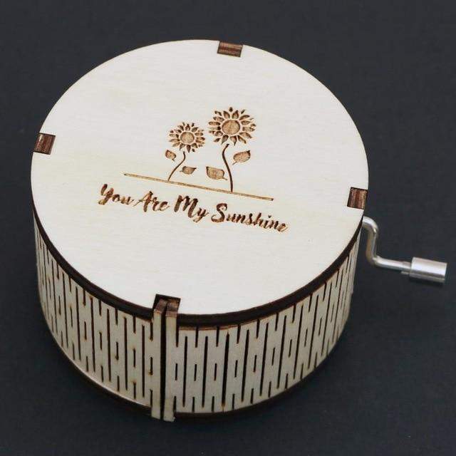 MelodyGlow - Ponadczasowa "You Are My Sunshine" Vintage-inspirowana pozytywka