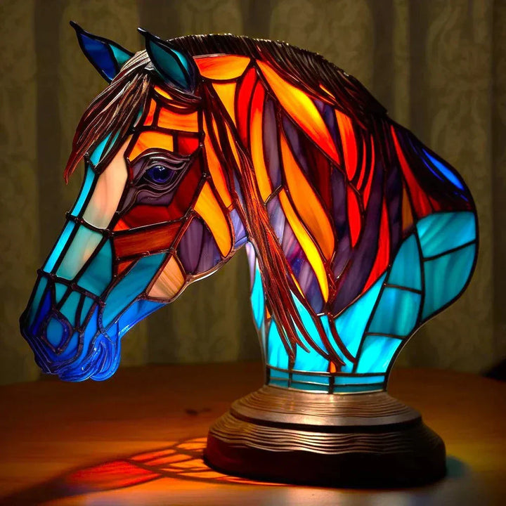 Artystyczna Lampa Szklana z Unikalnymi Wzorami Zwierząt do Stylowej Dekoracji