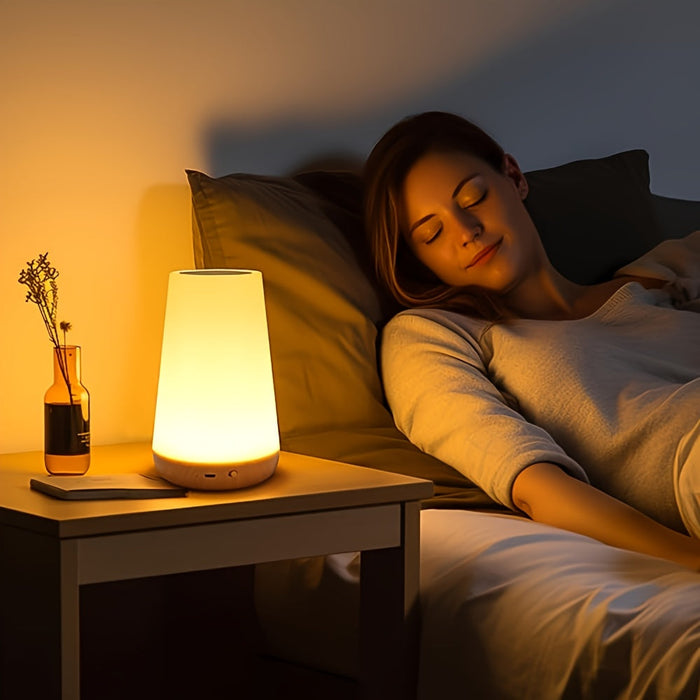 Dimbar Touch Lampa z 13 kolorami RGB – Idealna do sypialni, lampka nocna i lampa do łóżka