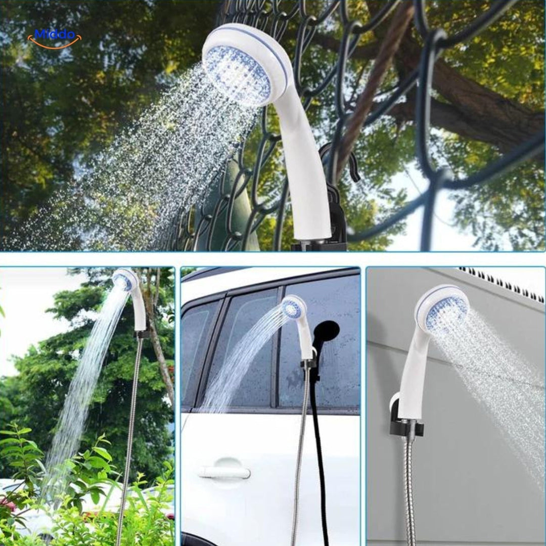 Aquacharge przenośny elektryczny prysznic: ostateczny prysznic USB do użytku na zewnątrz i w domu