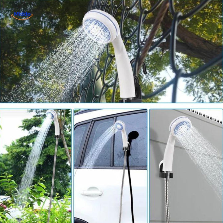 Aquacharge przenośny elektryczny prysznic: ostateczny prysznic USB do użytku na zewnątrz i w domu